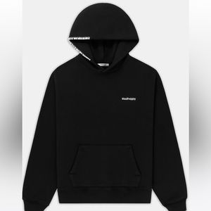 Madhappy Classics Fleece Black Hoodie Size Medium